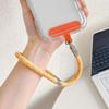 Phone Charm Heavy Metal Keyring Short Lanyard Anti-Lost Keychain Lanyard Solid Finger Strap Premium Key Cord Mobile Phone Rope