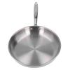 Easy-to-clean, Non-stick Frying Pan with a Long Handle, Stainless Steel Cookware (28cm)