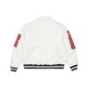 Palace Satin Varsity Jacket White Men Outerwear P23JK024