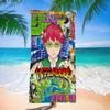 Saiki K Japanese Anime Big Microfiber Beach Towels Quick Dry Towel Sand Beach Towels Pool Towel for Travel Swim Pool Yoga