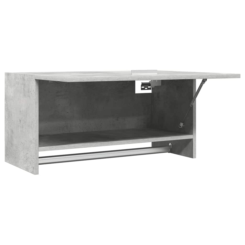 Wardrobe Concrete Grey 70 X 32.5 X 35 Cm Particleboard