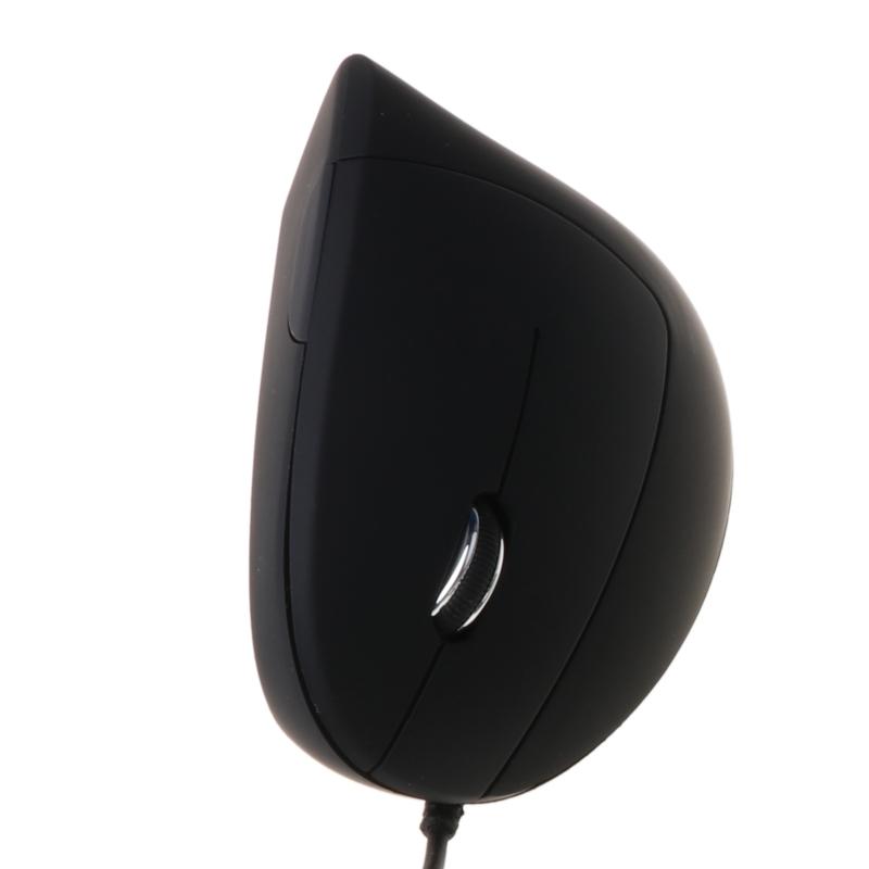 Wiederaufladbare ergonomische vertikale Maus mit USB-Empfänger Laptop PC Computer Ersatzzubehör Linkshänder-Maus
