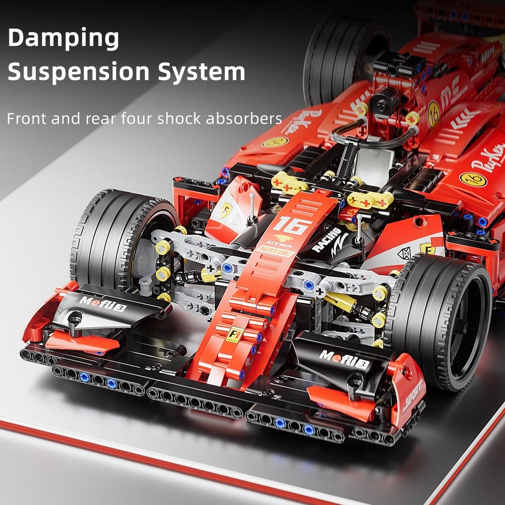 ToylinX F1 RC Závodní auta 1163 ks Stavebnice MOC Dálkově ovládané Stavební bloky Auto Cool Sběratelské Modely Aut Stavebnice Hračky