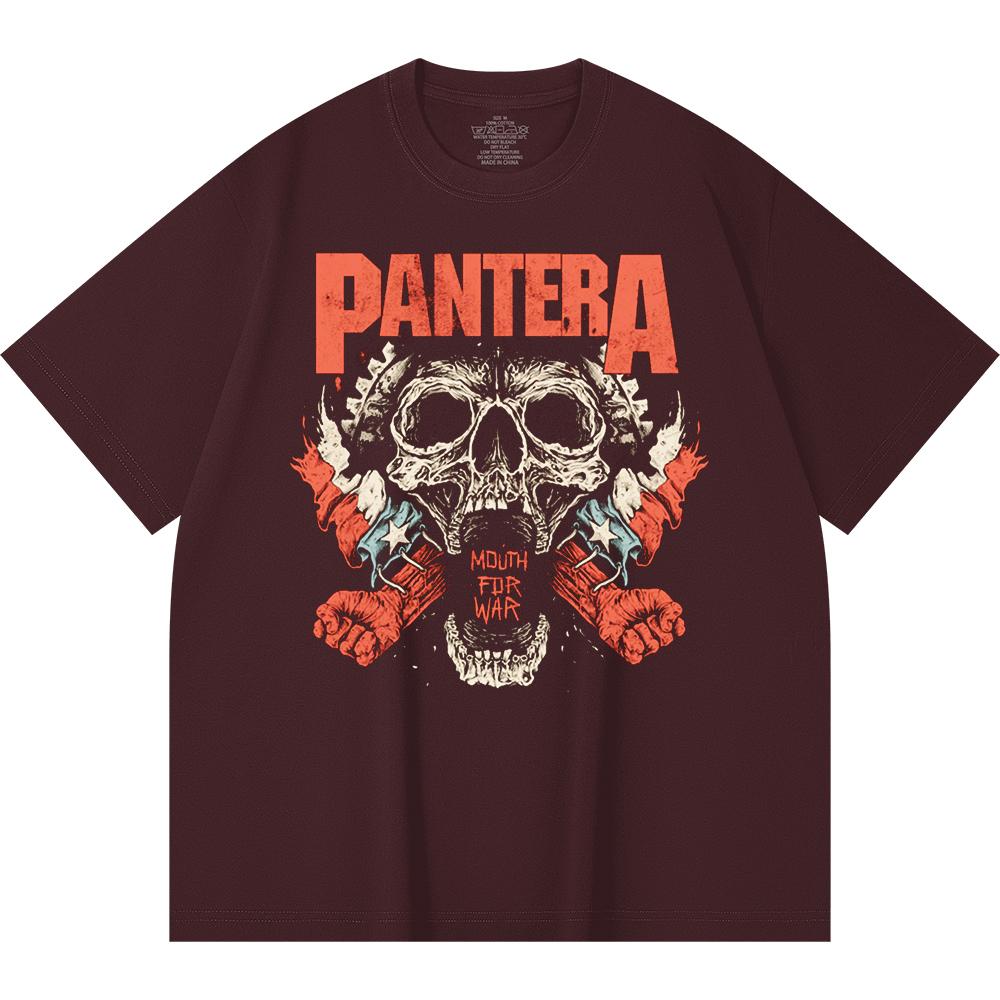 230 Gsm 100% Cotton Heavy Metal T-Shirt  Rock Band Popular Music Print Unisex Heavy Cotton T Shirt