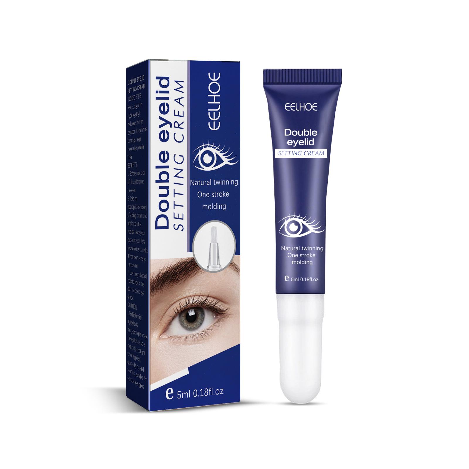 EELHOE Double Eyelid Cream - Seamless, Invisible, Natural, Long-Lasting, Waterproof, Lightweight, Quick-Dry, Big Eye Beauty.