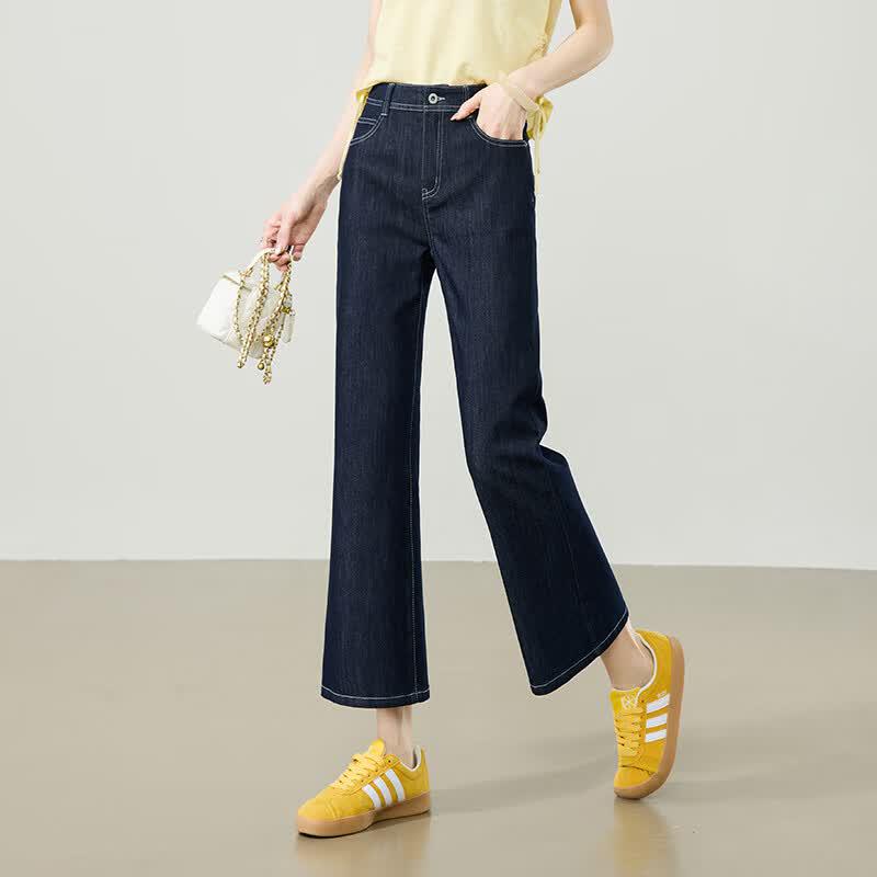 ESE-Y Women s Slim Fit Cropped Flare Jeans 28