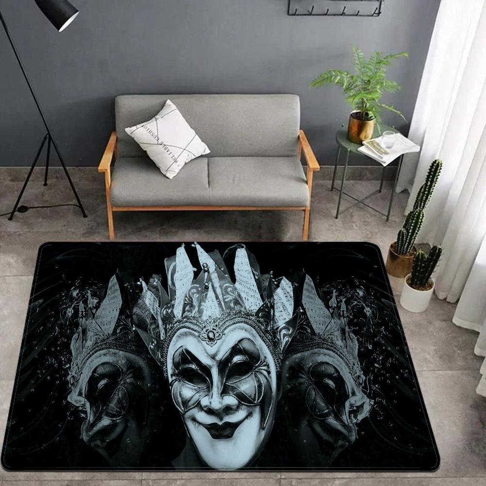 DJ Boris Brejcha Door Mat Washable Non-Slip Living Room Sofa Chairs Area Mat Kitchen Doormat Area Rug
