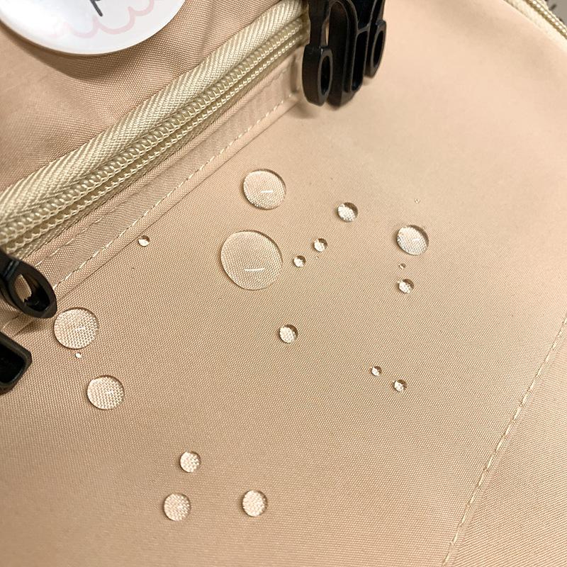 New Student Versatile Campus Backpack Large Capacity Backpack Cute and Simple Class School Bag Reduce Burden and Protect Ridge