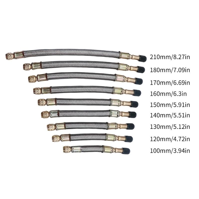Tire Inflator Braided Hoses,Tire Inflator Hoses Tire Inflator Extension Tube Tyre Quick Inflation Chuck Adapter
