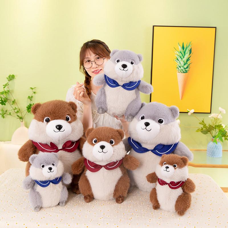 Groundhog Cute Cartoon Animal Plush Pp Cotton Filling Kids Gift Decoration Home