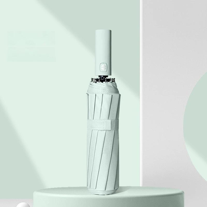 12 Speichen Morandi Vollautomatischer Schirm Schwarzleim Sonnenschutz Sonnenschirm Plus Sonnenschirm Großhandel