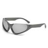 Fashion New Style Oval Unique Y2K Small Frame Sunglasses Retro Men Black Gray Trendy Driving Anti-Ultraviolet Cool Sunglasses