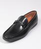 Brenowelt Driving Black Metal Loafers 1101