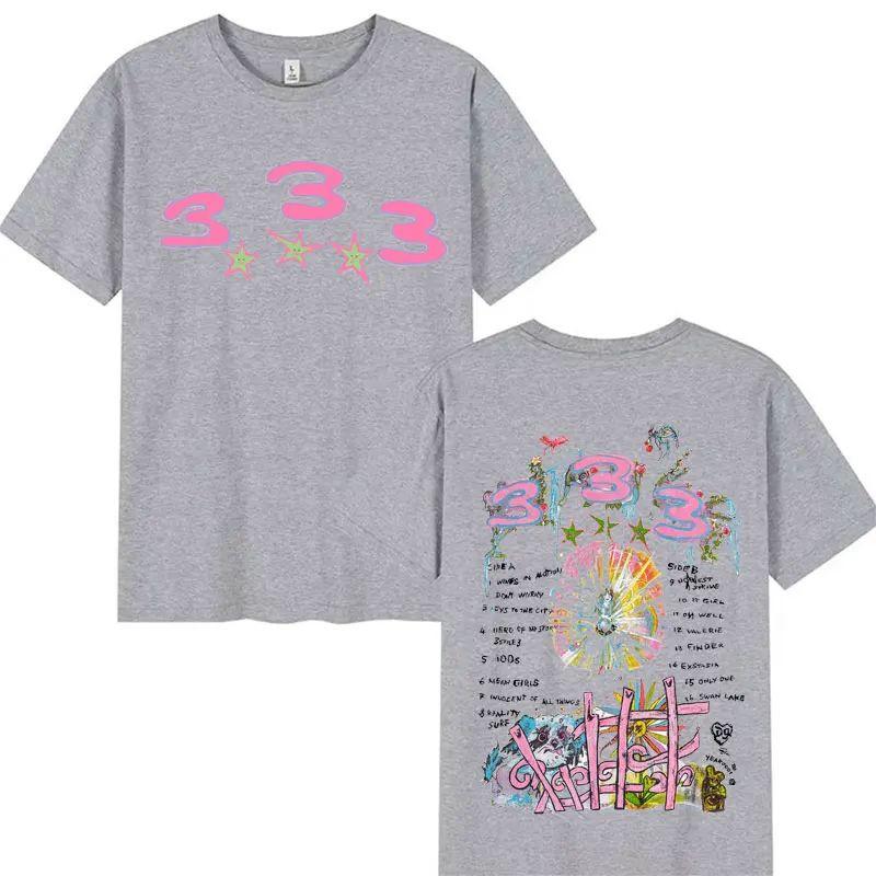 Skate Drain Gang Album Graphics Print T Shirt Swedish Bladee 333 Harajuku Tshirts Casual Cotton Tshirt Hip Hop Y2K Clothes