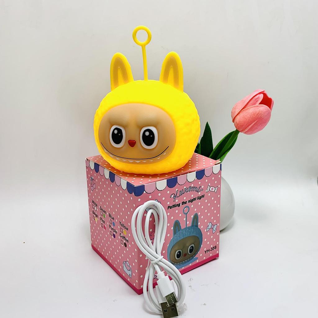 Egg Party Rechargeable LED Night Light - Children's Bedside Atmosphere Lamp