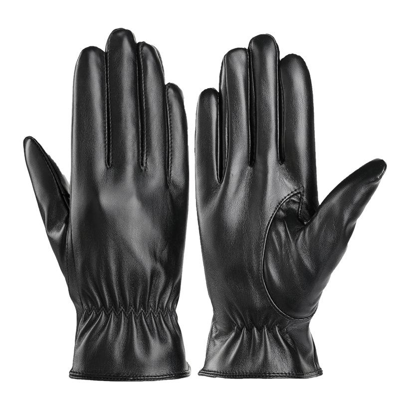 Women's Touchscreen Leather Gloves - Warm, Windproof, Fashionable for Autumn/Winter; Ideal for Outdoor Riding & Driving