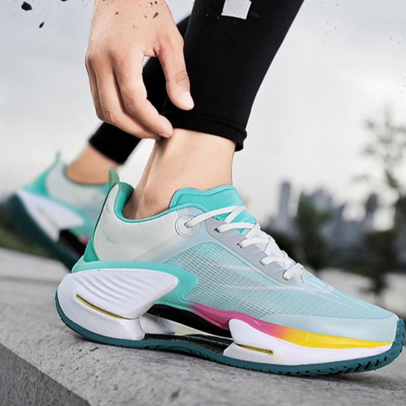 Autumn Running Shoes for Men and Women Ultra-light Shock-absorbing Mesh Breathable Lightweight Wear-resistant Couple Sports Shoes