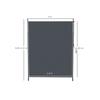 Store latéral - MUVOE - 200 x 292 cm - Hauteur réglable 215–305 cm - Polyester enduit UV40+ - Structure aluminium