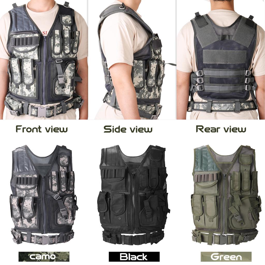 Breathable Vest Multi-functional Breathable Vest Outdoor Quick Disassembly CS Field Protections Vest Training Equipment