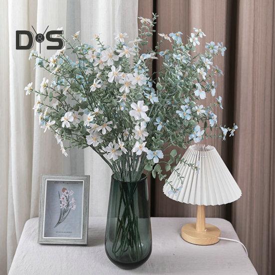 Simulace umělého hedvábí Květina Snadná péče Creative Mini Umělá orchidejová zelená rostlina