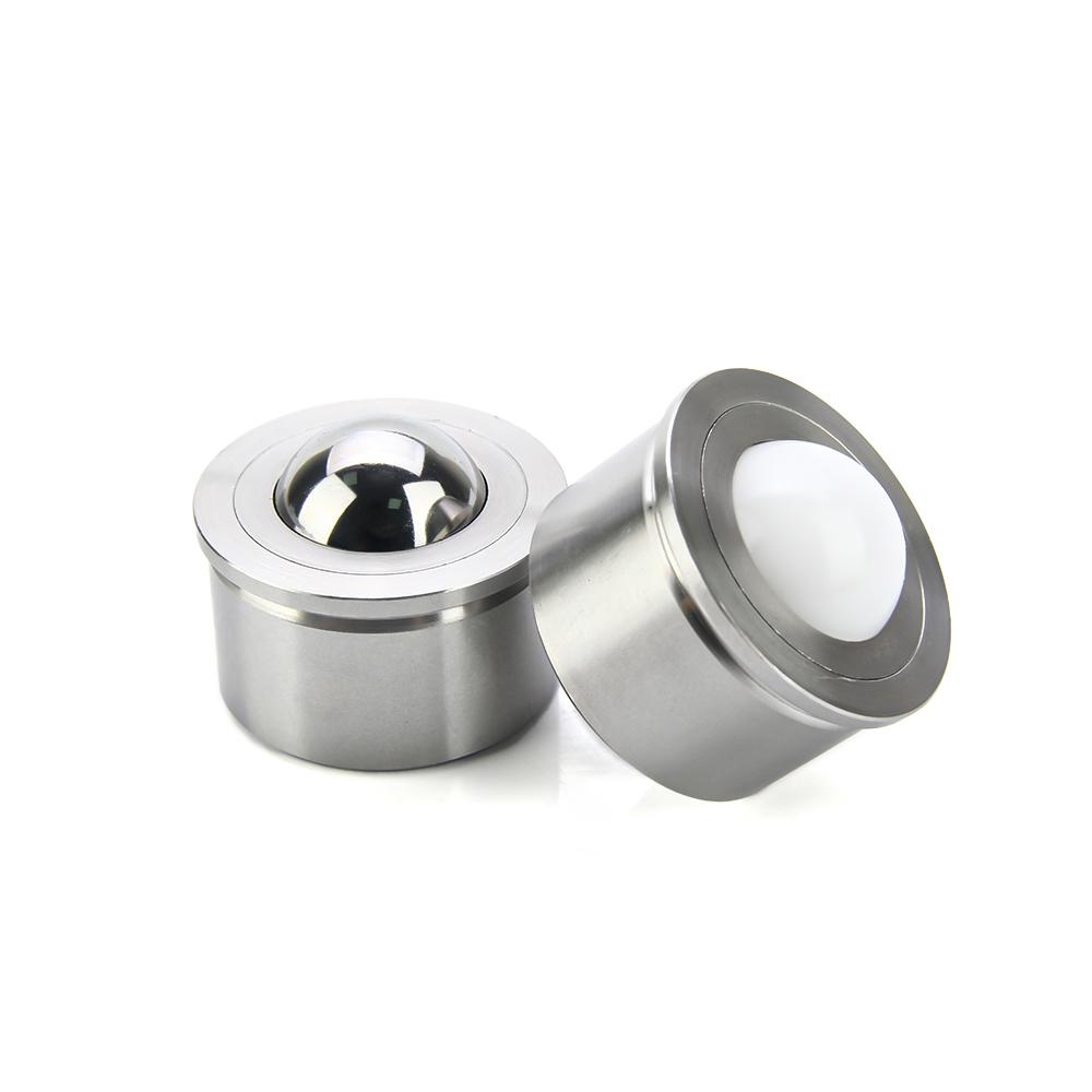 Dia 7.5/9/11/15/18/24/30mm Round Eye Wheel Ball Roller Eye Wheel Bearing Transfer Caster Light/Heavy-duty Universal Roller Wheel Ball
