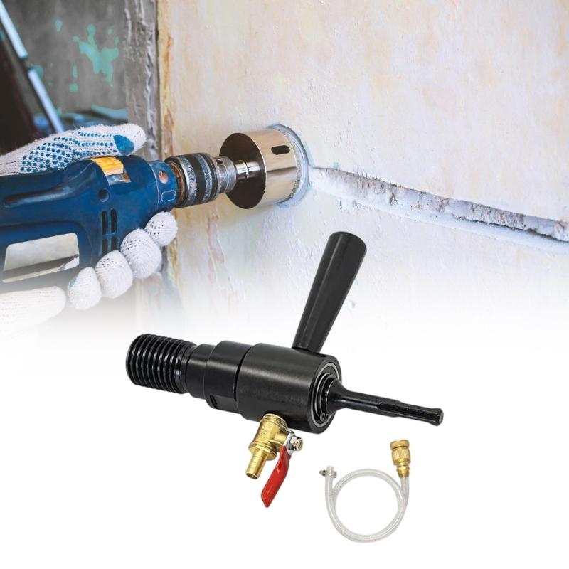 Steel Water Injections Tool Universally 1 1/4"-7 Male to Plus Drill Adapter Connection For Equipment Lubrication