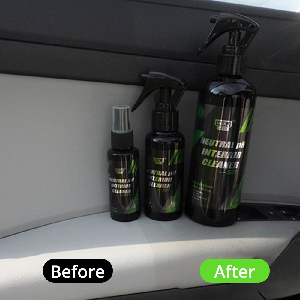 S21 Neutral Car Cleaning Interior Parts Plastic Refreshing Liquid Leather Repair Dry Foam Cleaner Spray Foaming Agent Clean