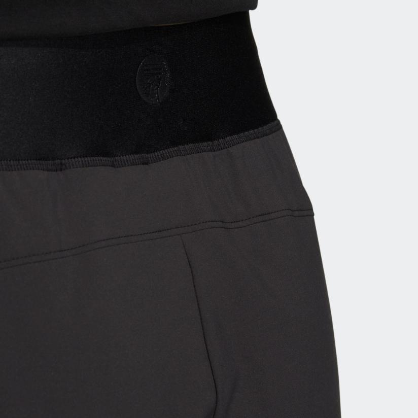 Adidas Embroidered Logo Joggers With Elastic Waist Women Bottoms Black HR8401