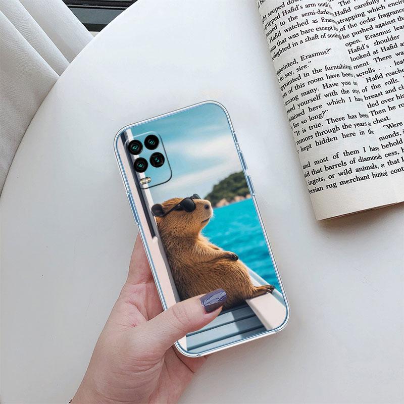 

Cartoon Capybara Transparent Phone Case for Motorola Moto G40 G04 G05 One Ace Action Fusion + Plus Hyper Macro Vision Zoom Motorola One Macro