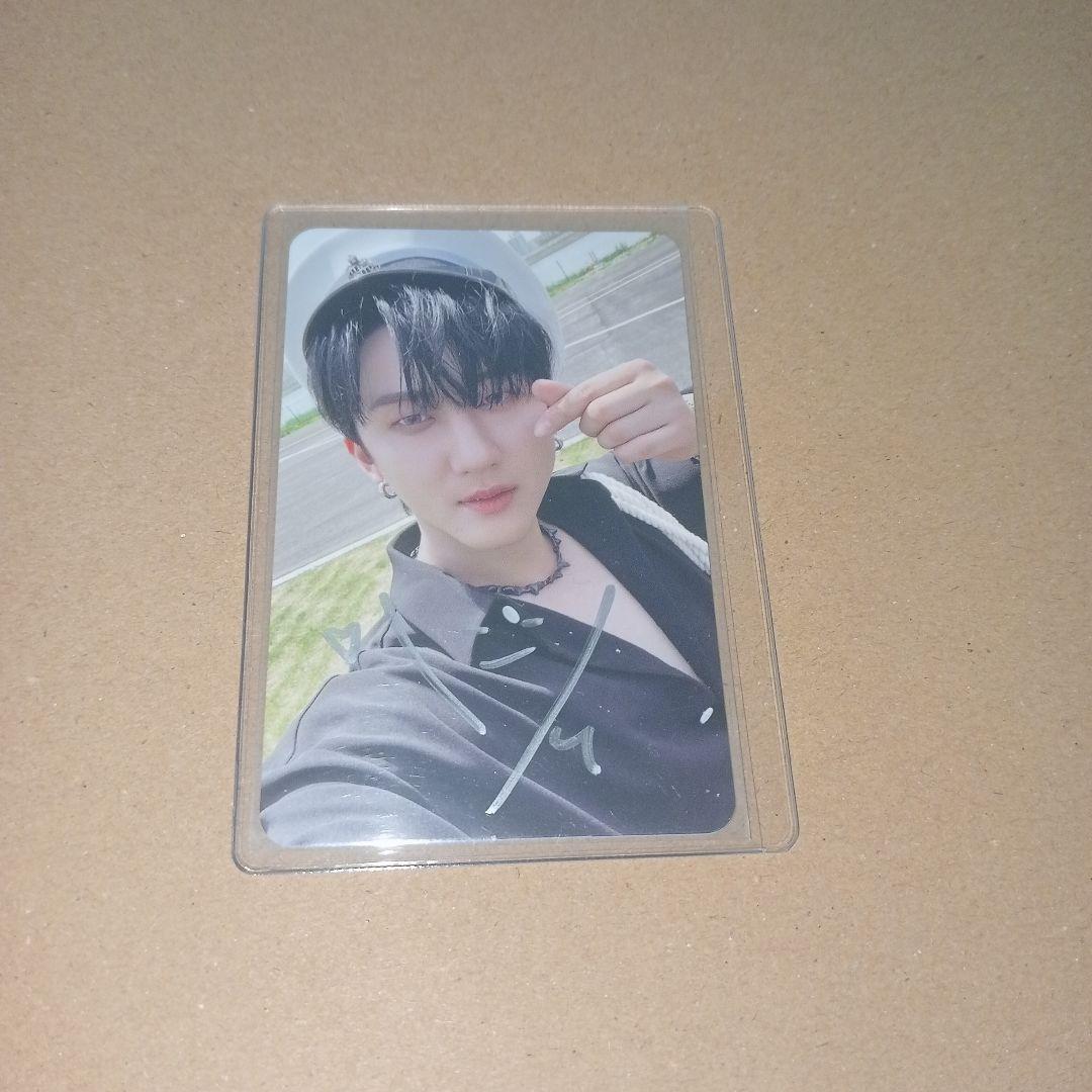 

[USED] StrayKids Changbin trading card Maxident USA autograph