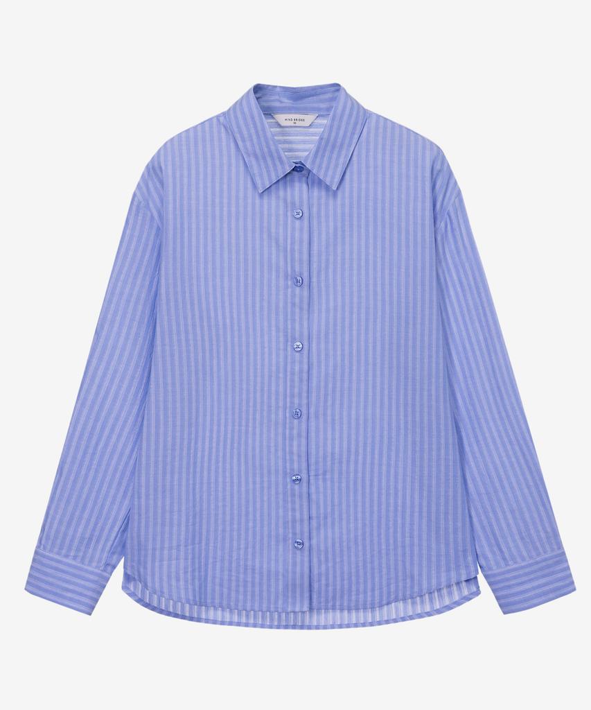 MIND BRIDGE WOMEN [W] Striped Oversized Shirt - 2 Colors