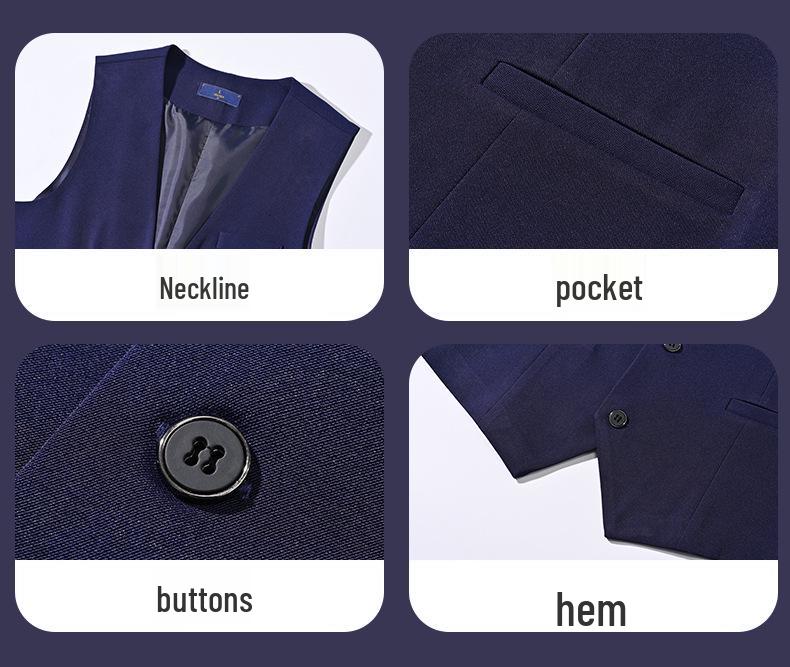 Women's Formal Vest Set 2024: Two-Piece Professional Workwear Suit for Spring and Autumn