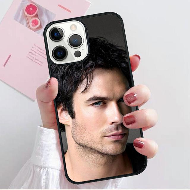 

Ian Somerhalder Vampire Diaries Phone Case Cover For iPhone 17 Air 16 15 14 13 12 Pro Max 11 Pro Max Plus Coque iPhone 12pro max