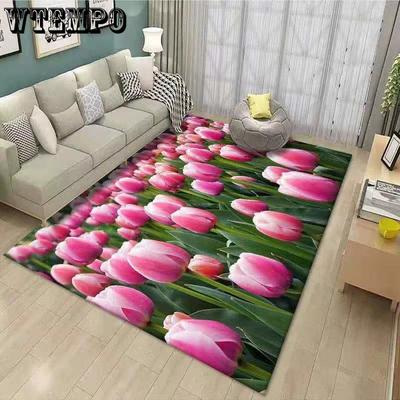 Chinese Style Living Room Carpet Coffee Table Floor Mat Chinese Style Study Bedroom Bedside Home Decoration Non-slip Floor Mat