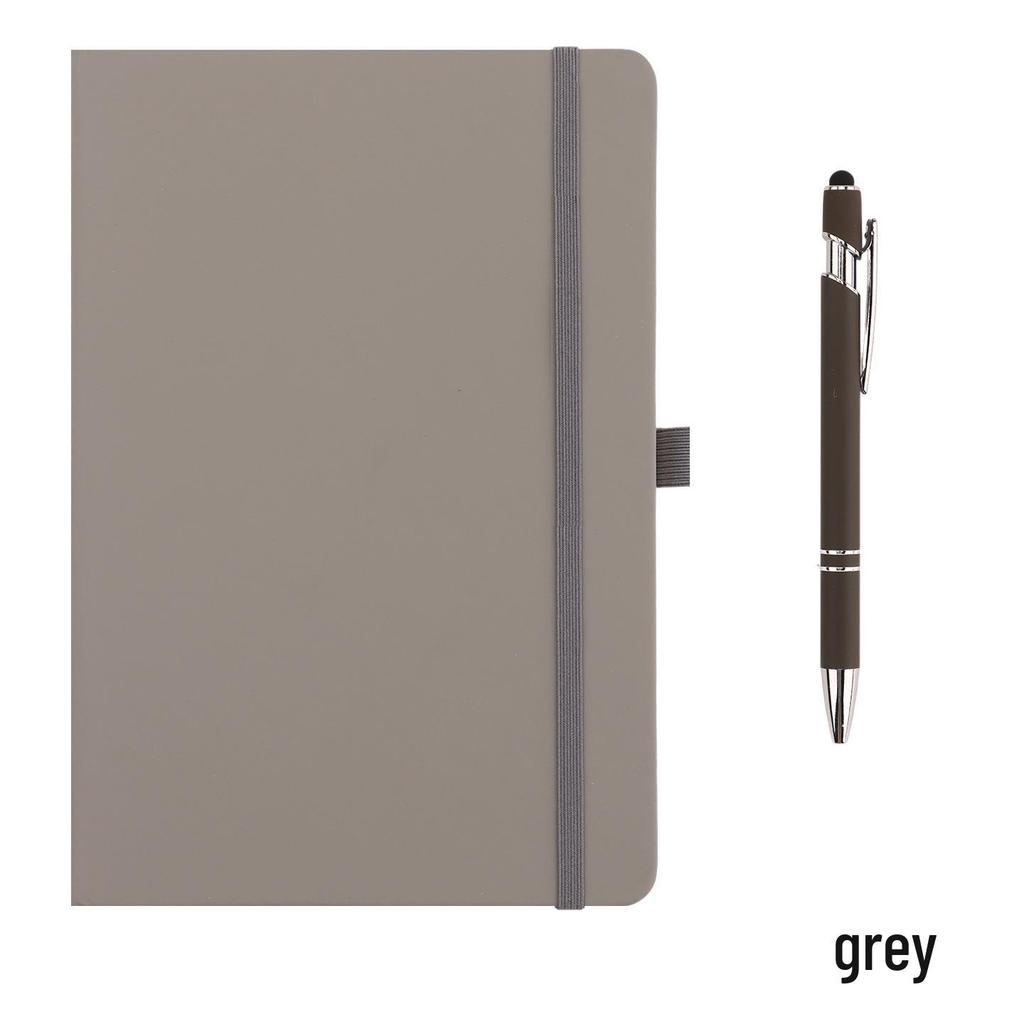 Cross-border A5 Simple PU Hard Cover Business Notebook with Custom Logo