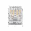 10pcs 4PIN COB LED Strip Connector Transparent Solderless LED Adapter  For School