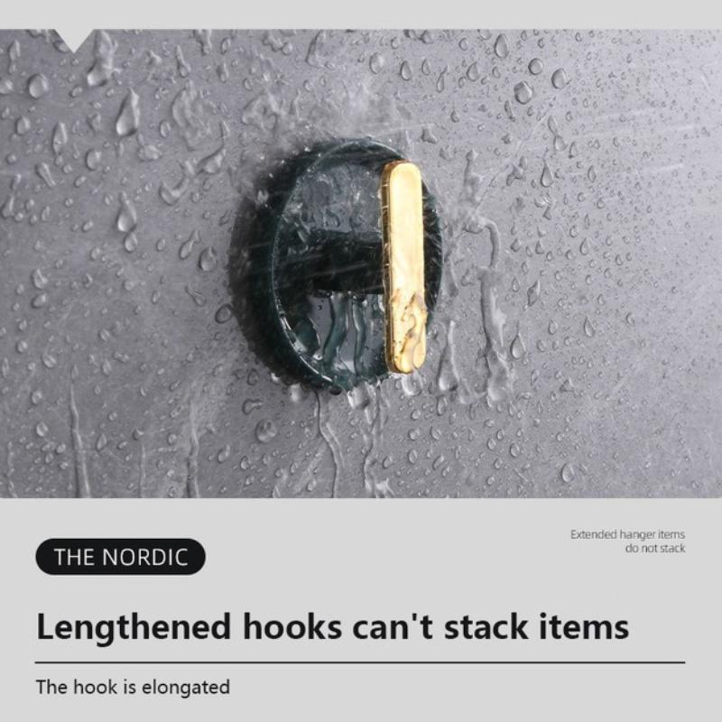 5 Stück selbstklebende Haken ohne Stanzen, Garderobenständer, Schlüsselhalter, Kleiderbügel, Haken, Küche, Mehrzweck, Badezimmer, starke Haken