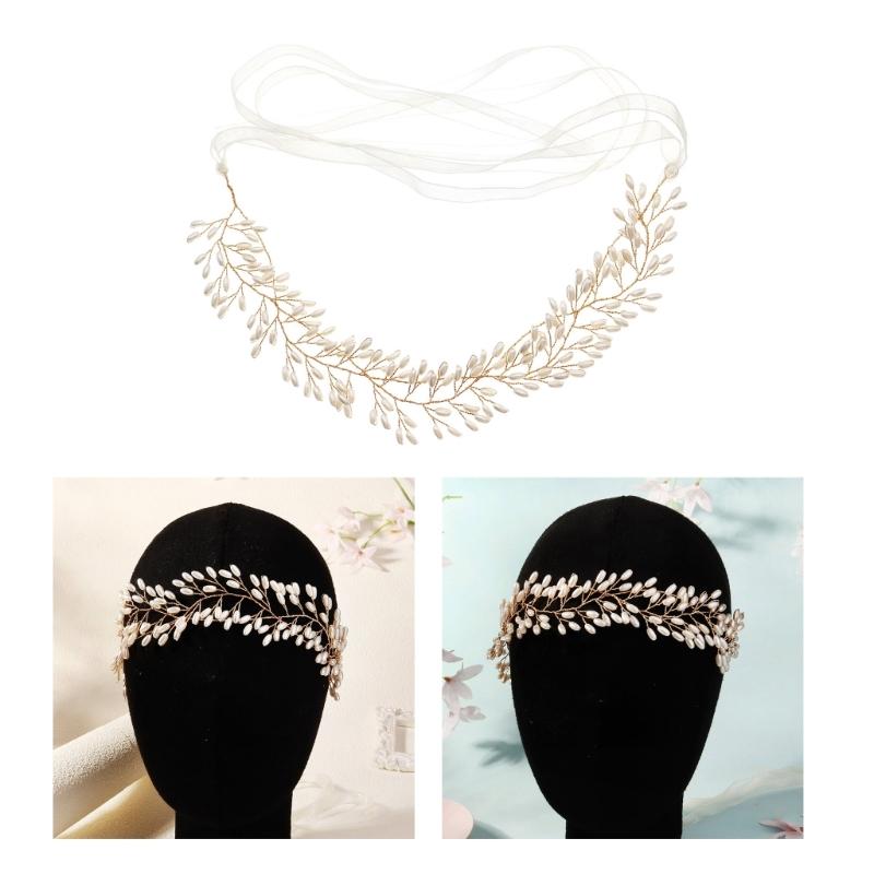 Pearls Wedding Headbands Fashionable Bridal Hairband Elegant Wedding Hairpiece for Women Seeking Elegances Weddings