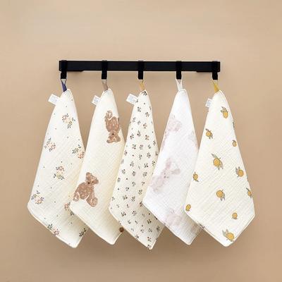 Soft Baby Towel Cotton Burp Cloth Muslin Squares Newborn Baby Bath Face Towel New Born Baby Care Stuff Feeding Bibs