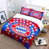 Bayern Munich Logo Bedding Set Bedding Duvet Cover Set Duvet Cover Pillowcases Home Decor (1 * Duvet Cover 2 * Pillowcases, Without Duvet Insert)
