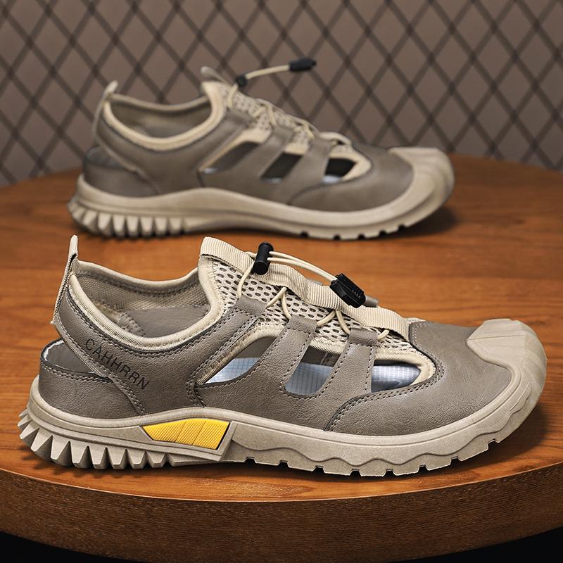 Fashion CYYTL Mens Sandals Casual Shoes Beach Summer Sneakers Outdoor Walking Comfort Luxury Designer Leather Fashion Breathable Sport