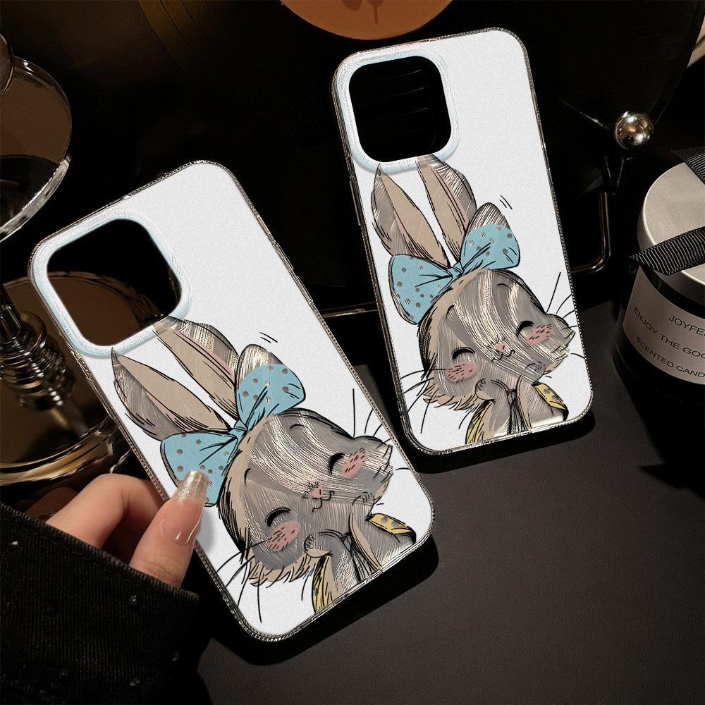 Federglanz Handyhülle für Samsung A53 A14 A33 A12 A32 S24 S23 Plus S20 S21 FE für iPhone 17 15 16 13 Pro 17 16 Pro Max Schmetterlingsschleife Handyhülle