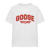 Top Gun Goose Varsity Womens 100% Cotton T-shirt Mens Tees Top, S-2XL, White