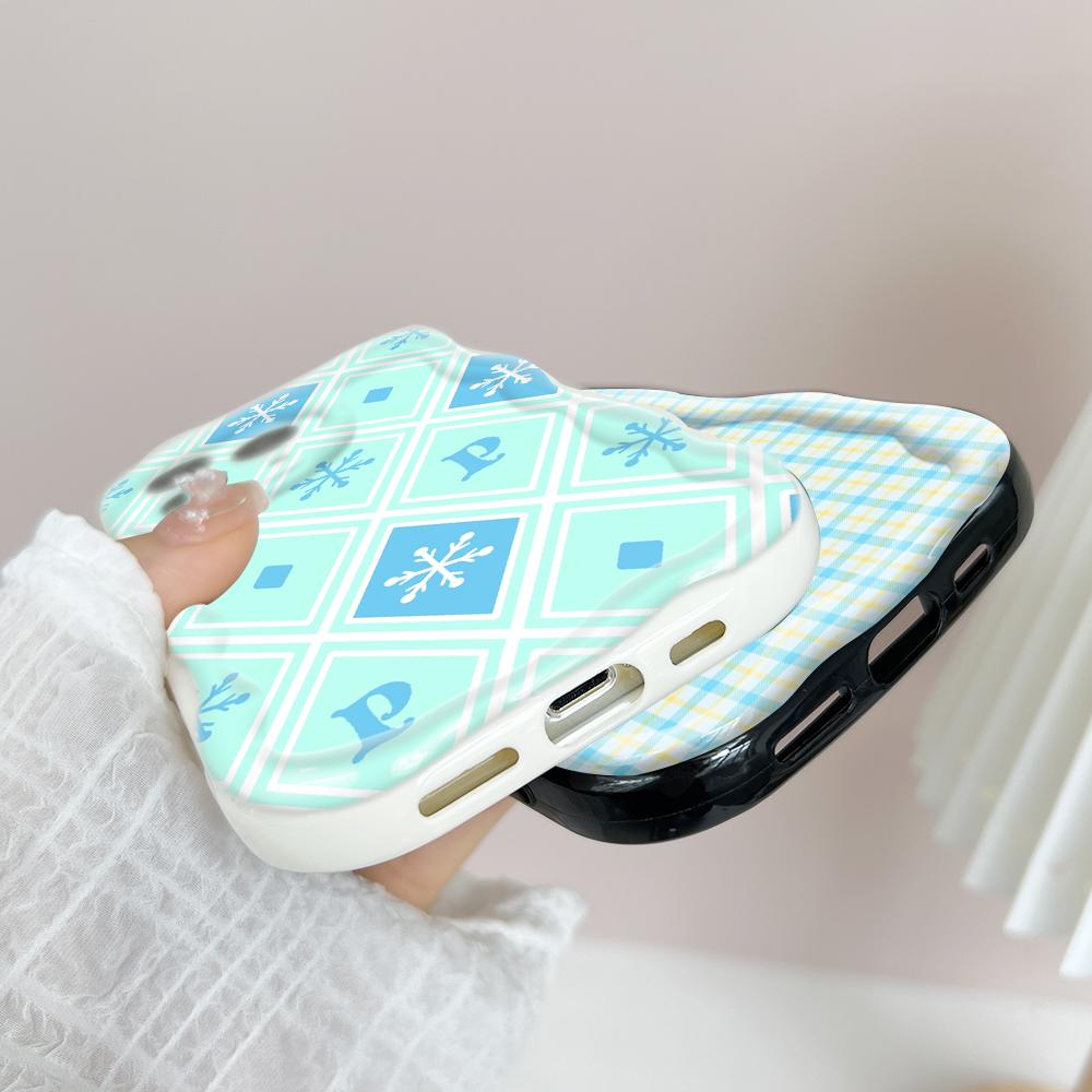 Cute Cartoon Pattern Cream Texture Casing Wavy Edge Soft Silicone Cover Phone Case for Xiaomi Redmi