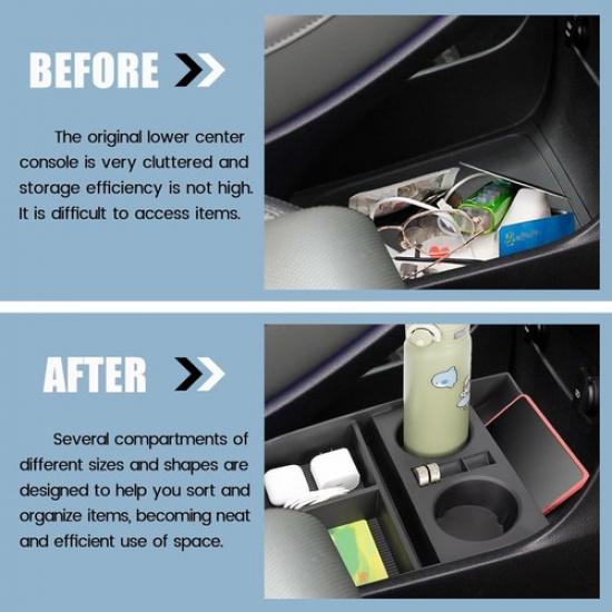 Organizer Tray Compatible with -2025 Storage Box  Lower Center Console Tray
