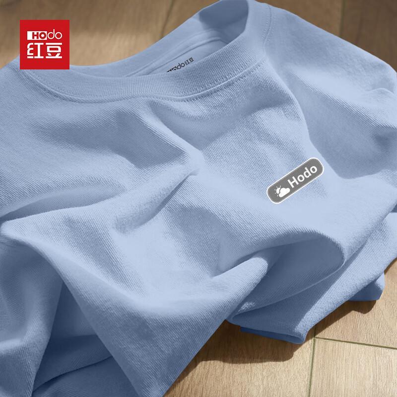 Hodo Men s Heavyweight Pure Cotton Short Sleeve T-Shirt 38