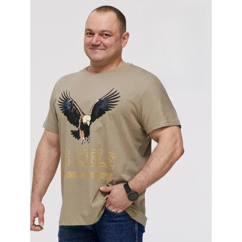 Summer Round Neck 3D Animal Pattern Print Top Fashionable Casual Short Sleeved Men's T-shirts