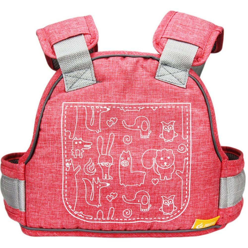 

Breathable Motorcycle Kids Safety Belt Adjustable Rear Seat Harness Electric Vehicle розовый