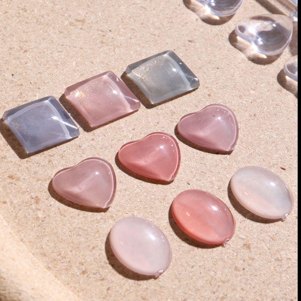 Acrylic Heart Shape Color Showing Shelf Nail Tools Clear Nail Color Card Nail Color Display