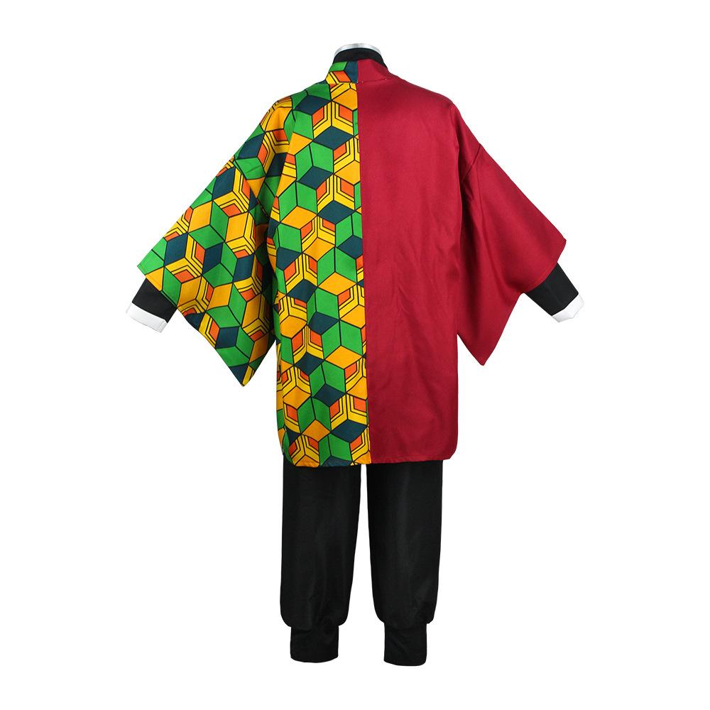 Ysir Anime Kimetsu No Yaiba Tomioka Giyuu Cosplay Costume Accessories Suit Uniforms Costumes Wig Child Adult Party Gift